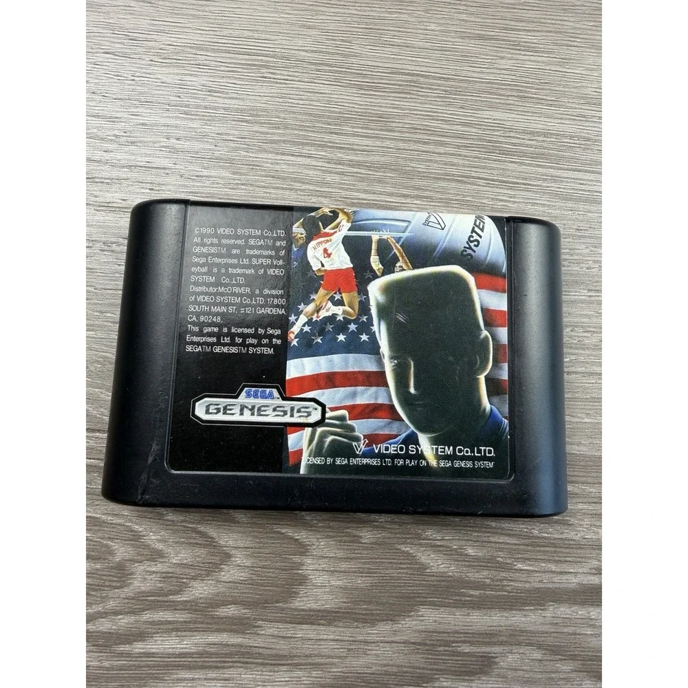 Super Volleyball (Sega Genesis, 1991) Cartridge Only